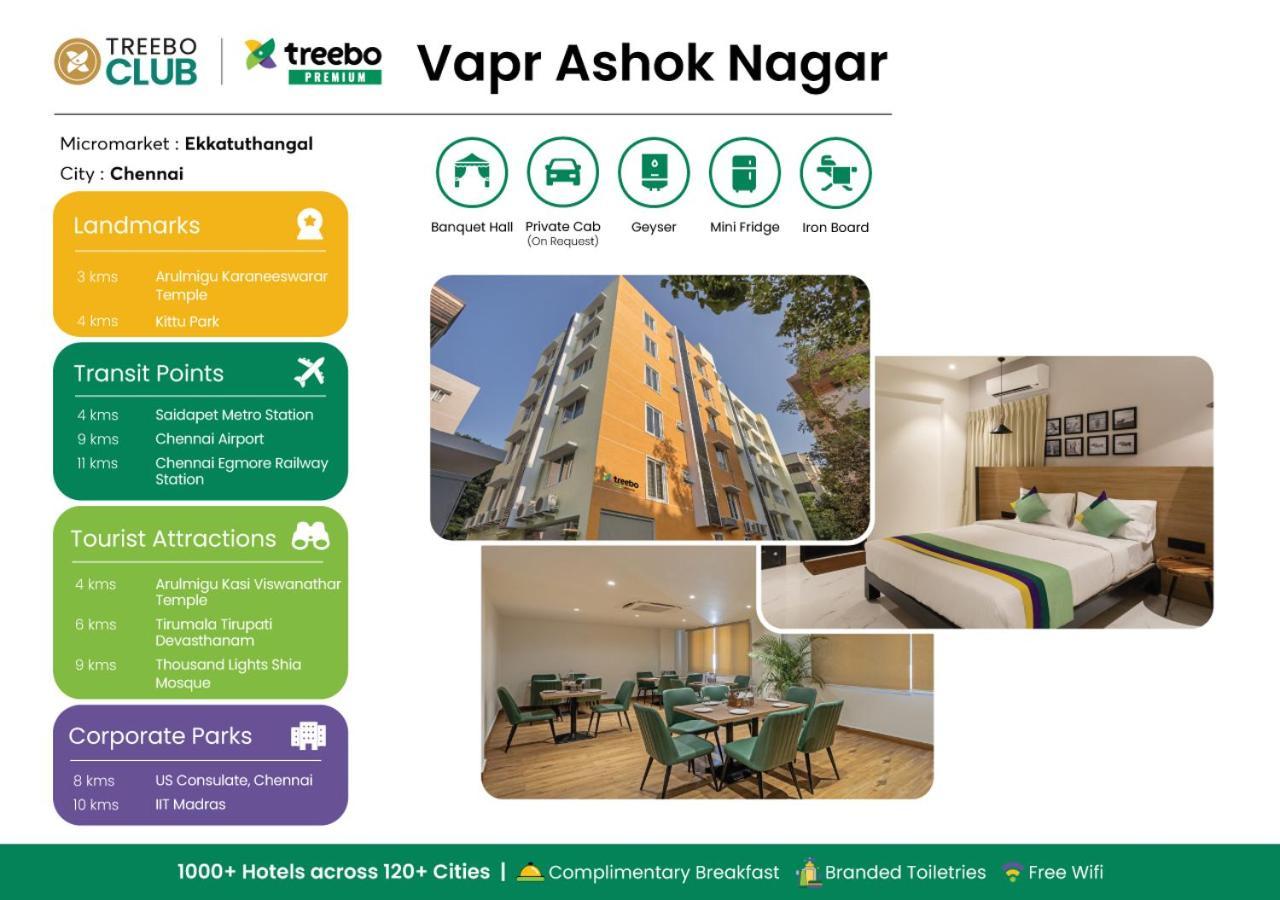 Treebo Premium Vapr Ashok Nagar Hotell Chennai Eksteriør bilde